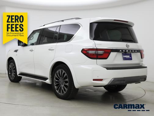 White 2022 Nissan Armada Platinum