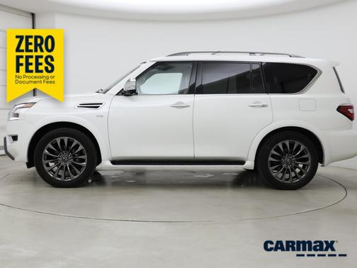 White 2022 Nissan Armada Platinum