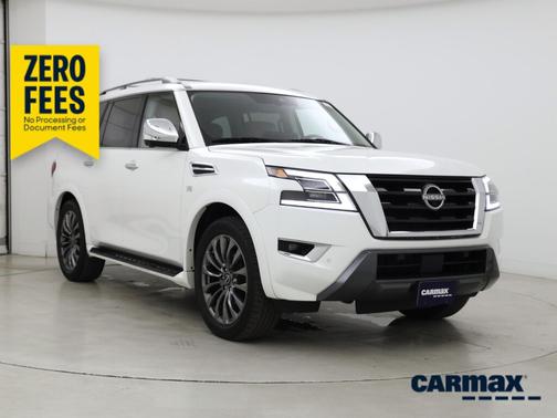 White 2022 Nissan Armada Platinum