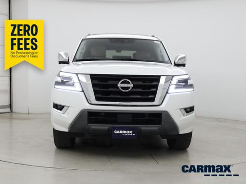 White 2022 Nissan Armada Platinum
