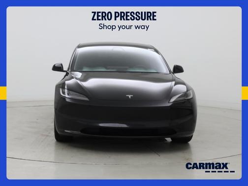 Black 2025 Tesla Model 3 Long Range