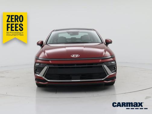 Red 2025 Hyundai SONATA Hybrid Limited
