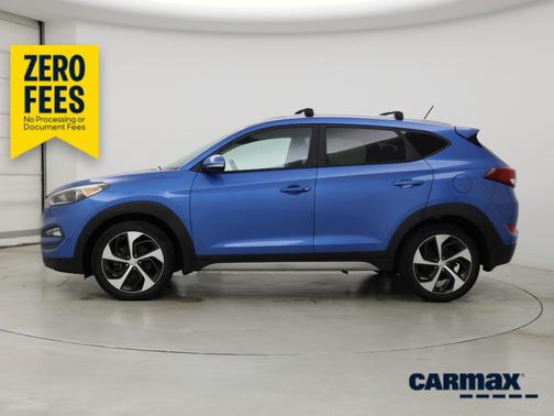 Blue 2017 Hyundai TUCSON Sport