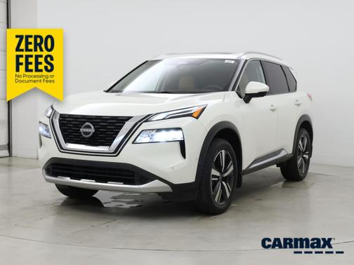 White 2023 Nissan Rogue Platinum