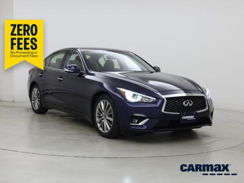Blue 2023 INFINITI Q50 Luxe