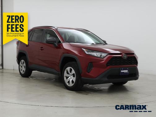 Burgundy 2021 Toyota RAV4 LE