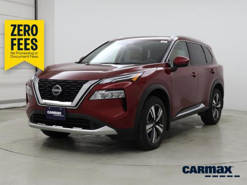 Red 2023 Nissan Rogue Platinum