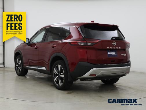 Red 2023 Nissan Rogue Platinum