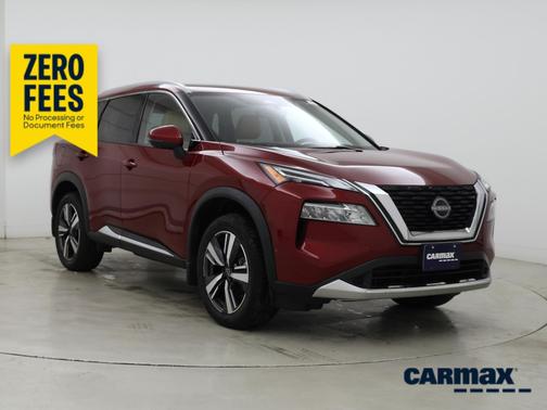 Red 2023 Nissan Rogue Platinum