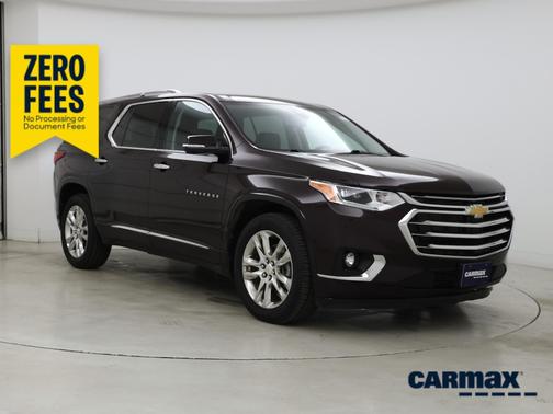 Burgundy 2020 Chevrolet Traverse High Country