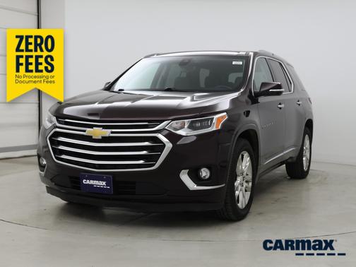 Burgundy 2020 Chevrolet Traverse High Country
