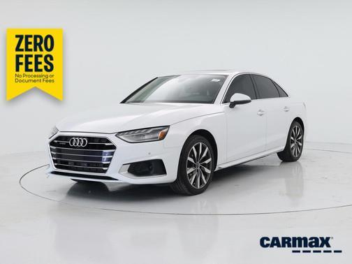 White 2022 Audi A4 Premium Plus
