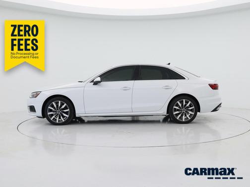 White 2022 Audi A4 Premium Plus