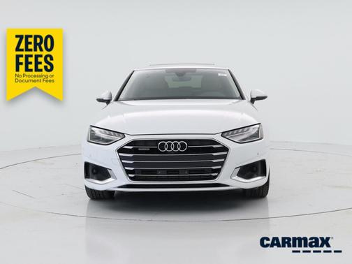 White 2022 Audi A4 Premium Plus
