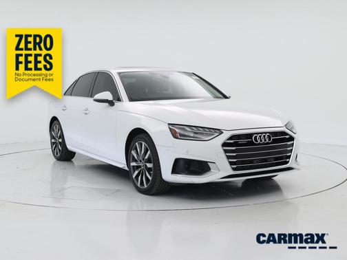 White 2022 Audi A4 Premium Plus