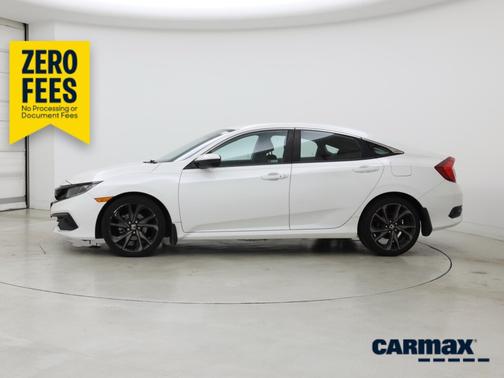 White 2020 Honda Civic Sport