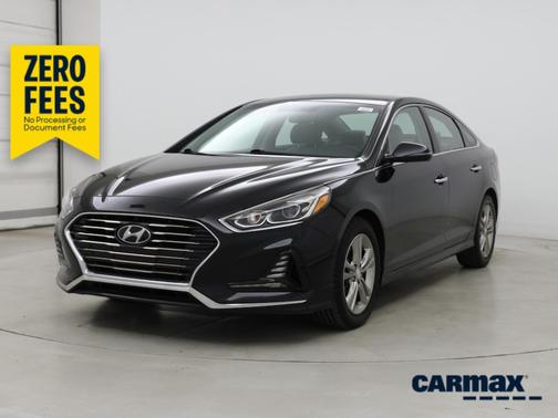 Black 2018 Hyundai SONATA Limited