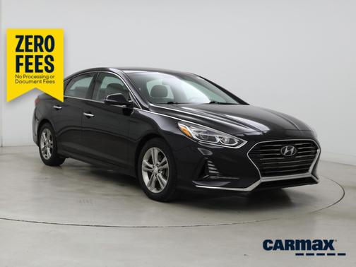 Black 2018 Hyundai SONATA Limited