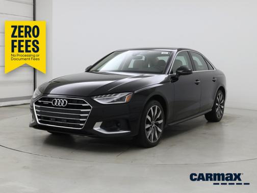 Black 2021 Audi A4 Premium Plus
