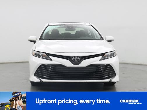 White 2019 Toyota Camry LE