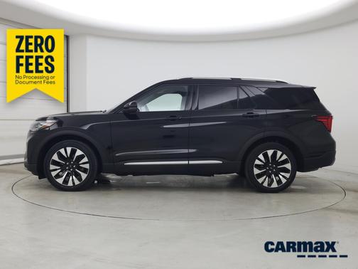 Black 2025 Ford Explorer Platinum