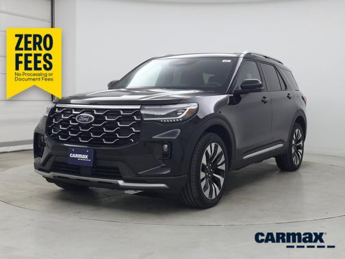 Black 2025 Ford Explorer Platinum