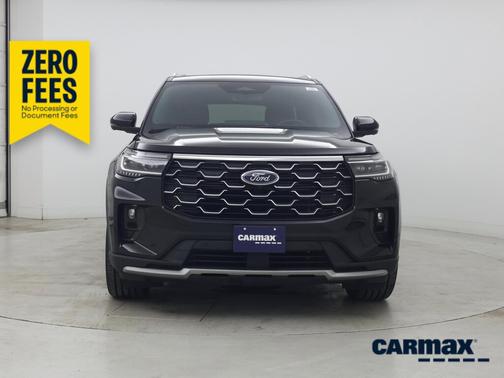 Black 2025 Ford Explorer Platinum