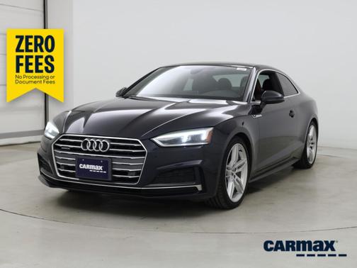 Blue 2018 Audi A5 Premium Plus