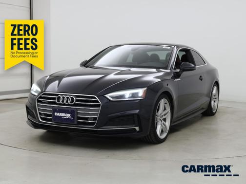 Blue 2018 Audi A5 Premium Plus