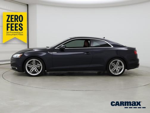 Blue 2018 Audi A5 Premium Plus
