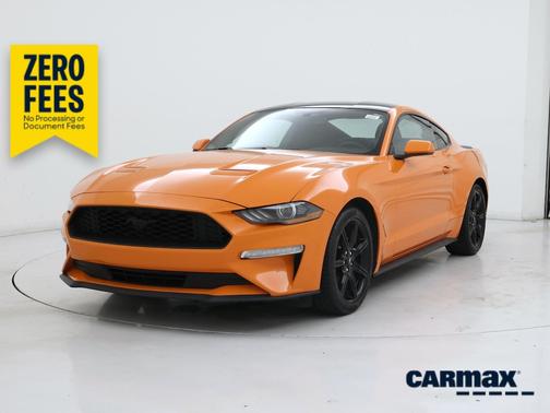 Orange 2020 Ford Mustang Ecoboost