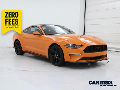 Orange 2020 Ford Mustang Ecoboost