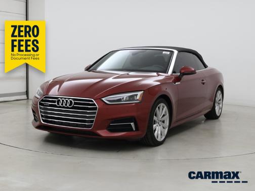 Red 2018 Audi A5 Premium Plus
