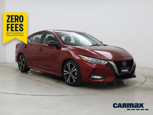 Red 2021 Nissan Sentra SR