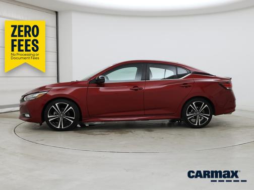Red 2021 Nissan Sentra SR