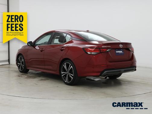 Red 2021 Nissan Sentra SR