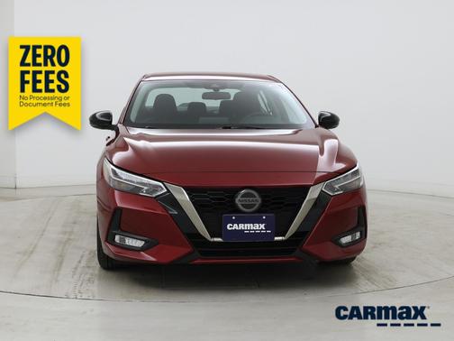 Red 2021 Nissan Sentra SR