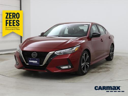 Red 2021 Nissan Sentra SR