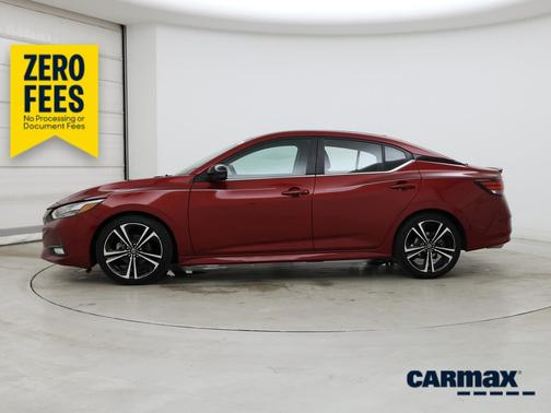Red 2021 Nissan Sentra SR