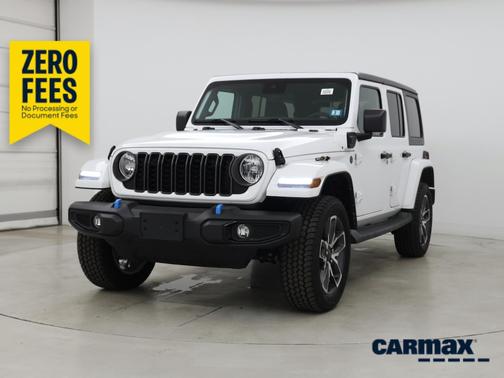 White 2024 Jeep Wrangler 4xe Sport S