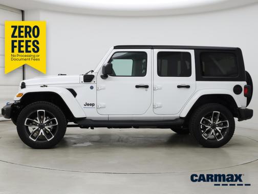 White 2024 Jeep Wrangler 4xe Sport S