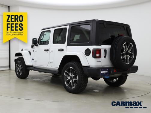 White 2024 Jeep Wrangler 4xe Sport S