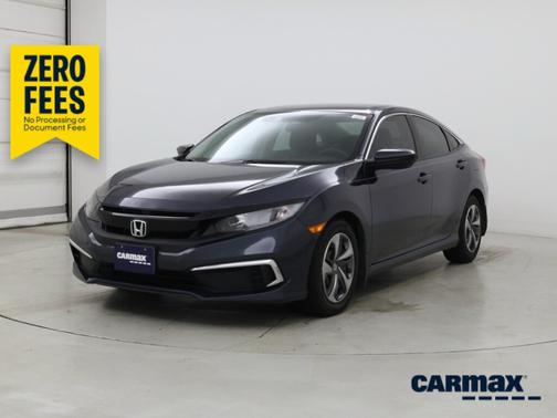 Blue 2020 Honda Civic LX