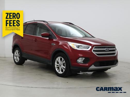 Red 2018 Ford Escape SEL