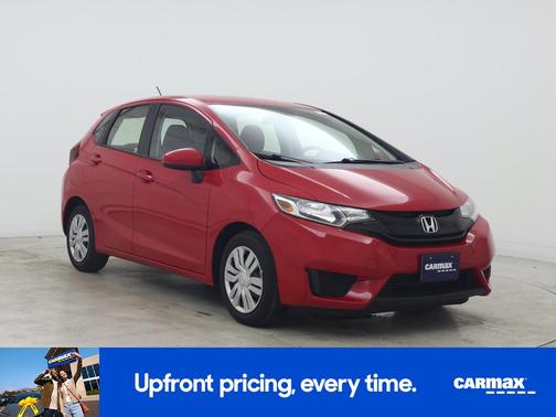 Red 2016 Honda Fit LX