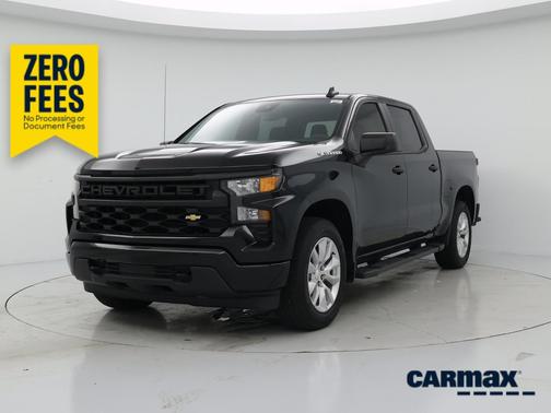 Black 2023 Chevrolet Silverado 1500 Custom