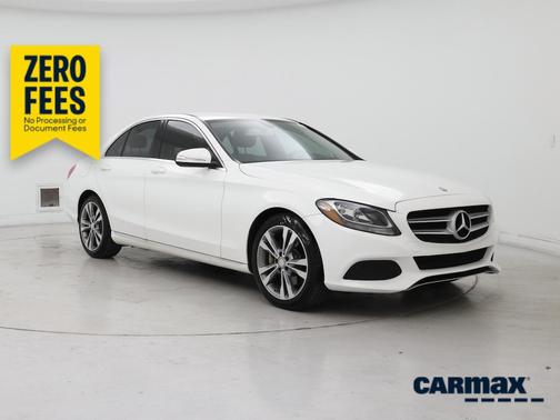 White 2015 Mercedes-Benz C-Class