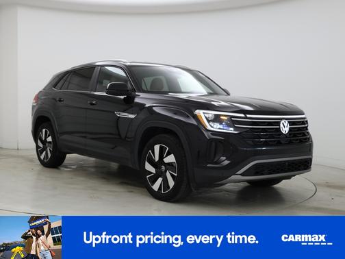 Black 2025 Volkswagen Atlas Cross Sport SE
