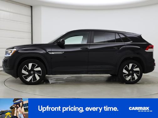 Black 2025 Volkswagen Atlas Cross Sport SE