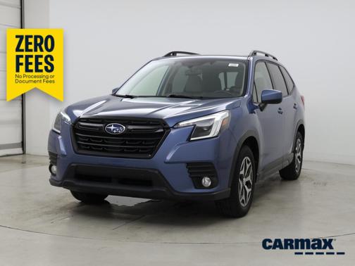 Blue 2022 Subaru Forester Premium